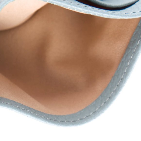 DAVID WEBB Grained Leather Card Holder Wallet - NEW - Picture 3 of 7